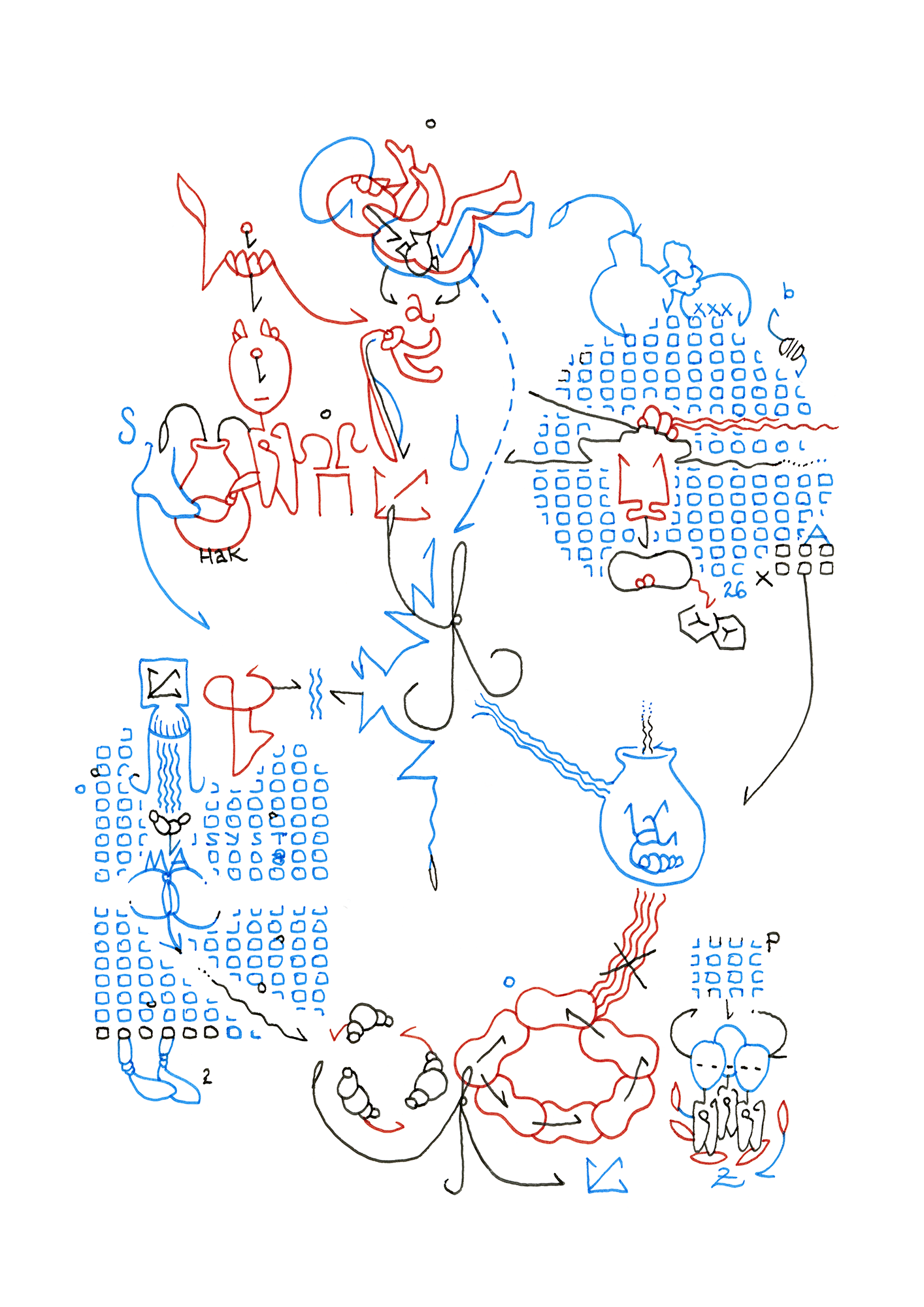 Hannes Kater  Ziehungszeichnung (Zeichnung/drawing) vom 05.04.2026 (1414 x 2000 Pixel)