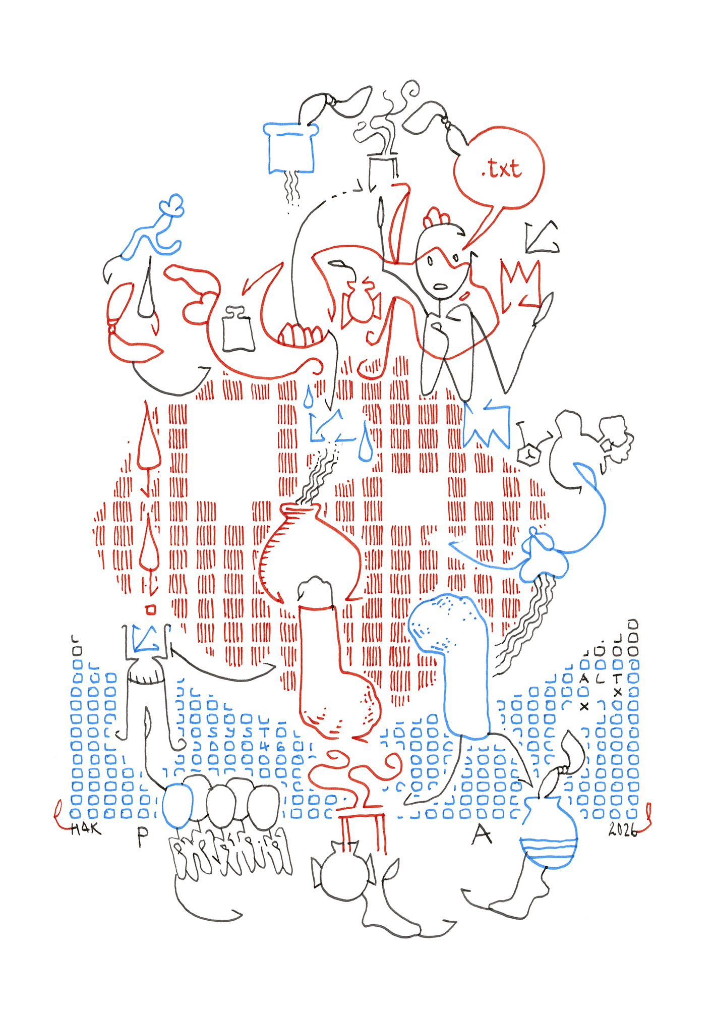 Hannes Kater  Ziehungszeichnung (Zeichnung/drawing) vom 07.08.2026 (1414 x 2000 Pixel)