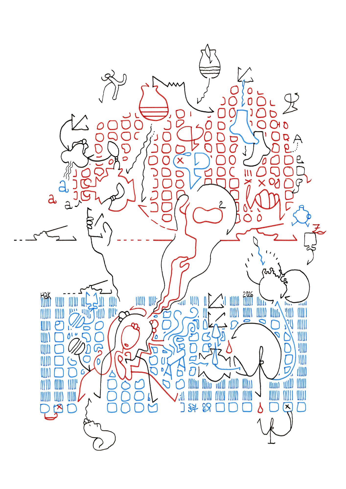 Hannes Kater  Ziehungszeichnung (Zeichnung/drawing) vom 19.09.2026 (1414 x 2000 Pixel)