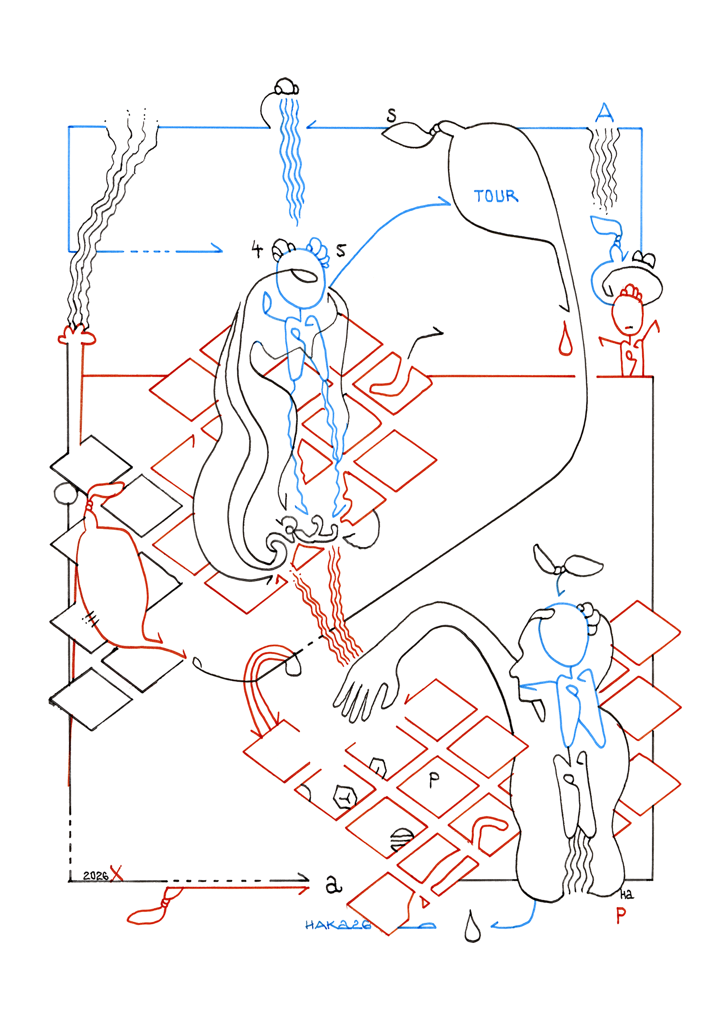 Hannes Kater  Ziehungszeichnung (Zeichnung/drawing) vom 14.09.2026 (1414 x 2000 Pixel)