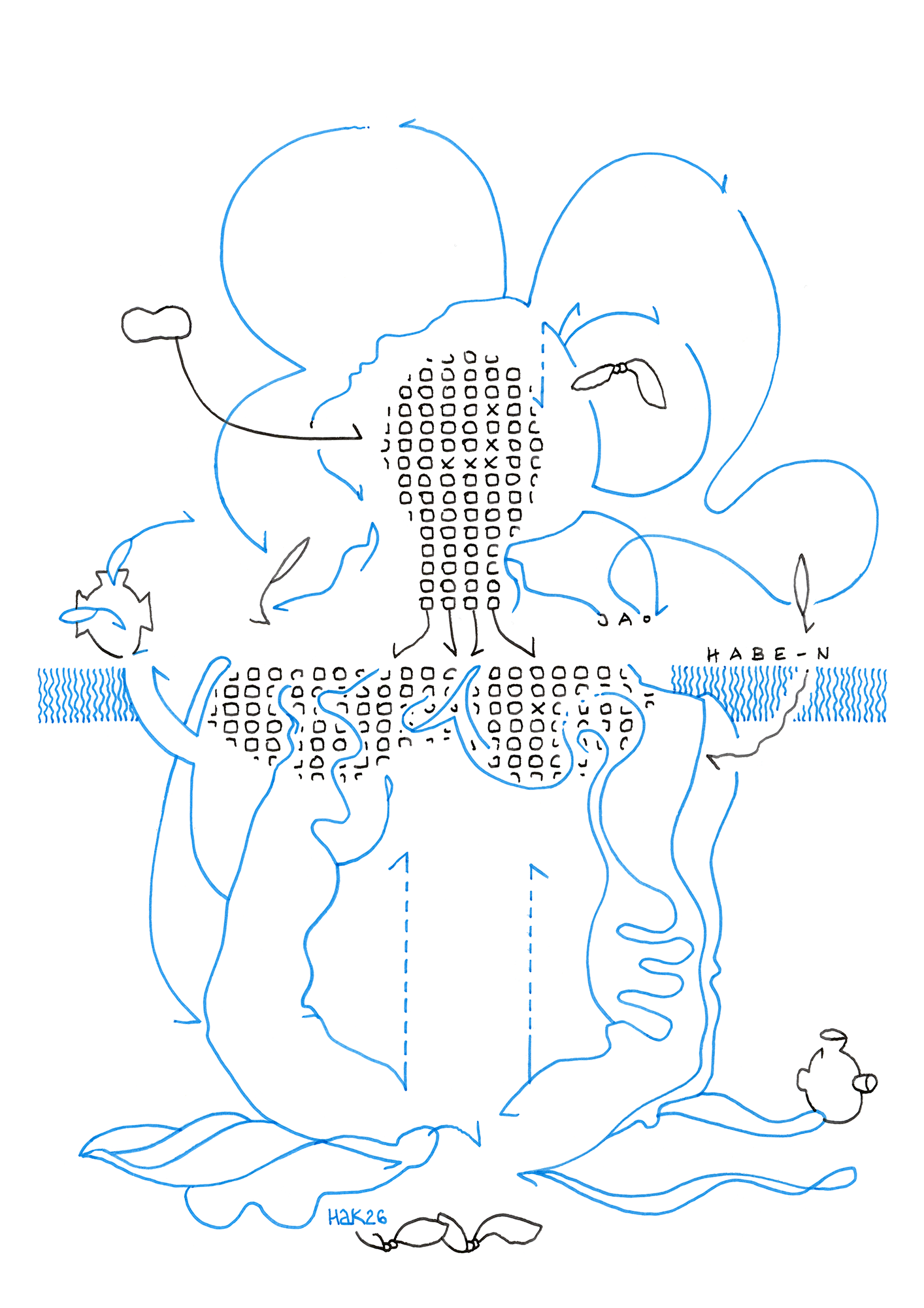Hannes Kater  Ziehungszeichnung (Zeichnung/drawing) vom 08.10.2026 (1414 x 2000 Pixel)