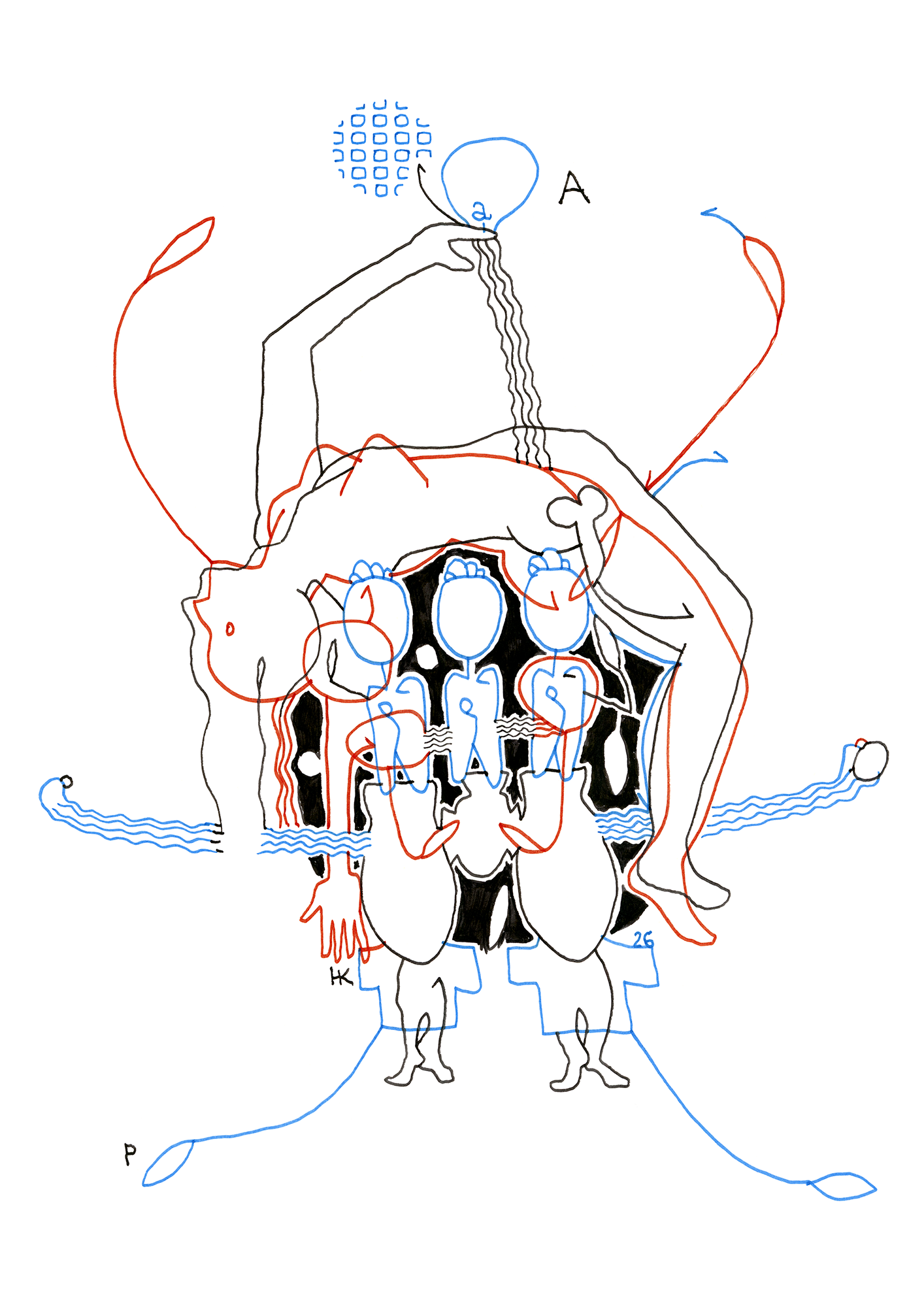 Hannes Kater  Ziehungszeichnung (Zeichnung/drawing) vom 21.10.2026 (1414 x 2000 Pixel)