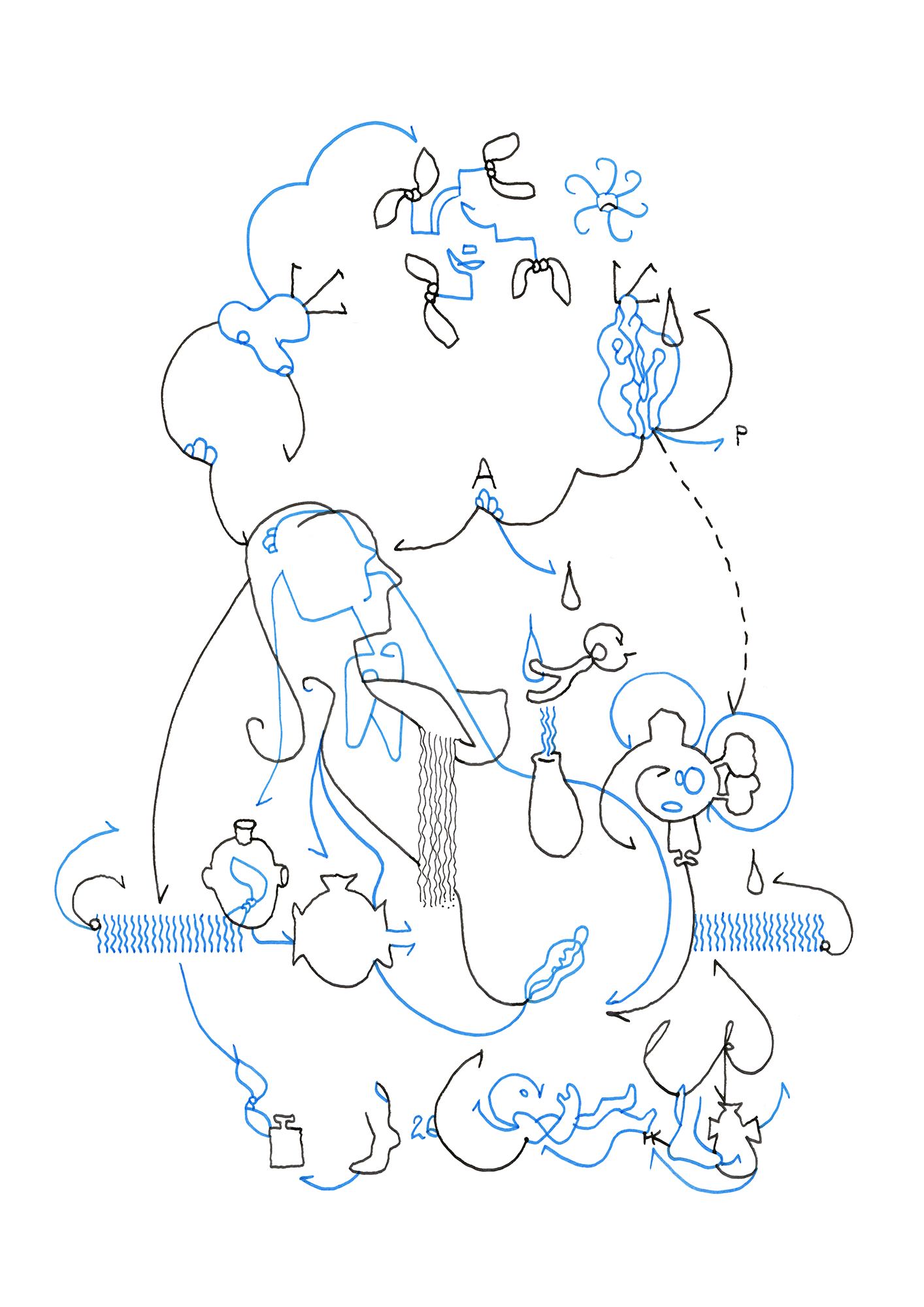 Hannes Kater  Ziehungszeichnung (Zeichnung/drawing) vom 19.10.2026 (1414 x 2000 Pixel)