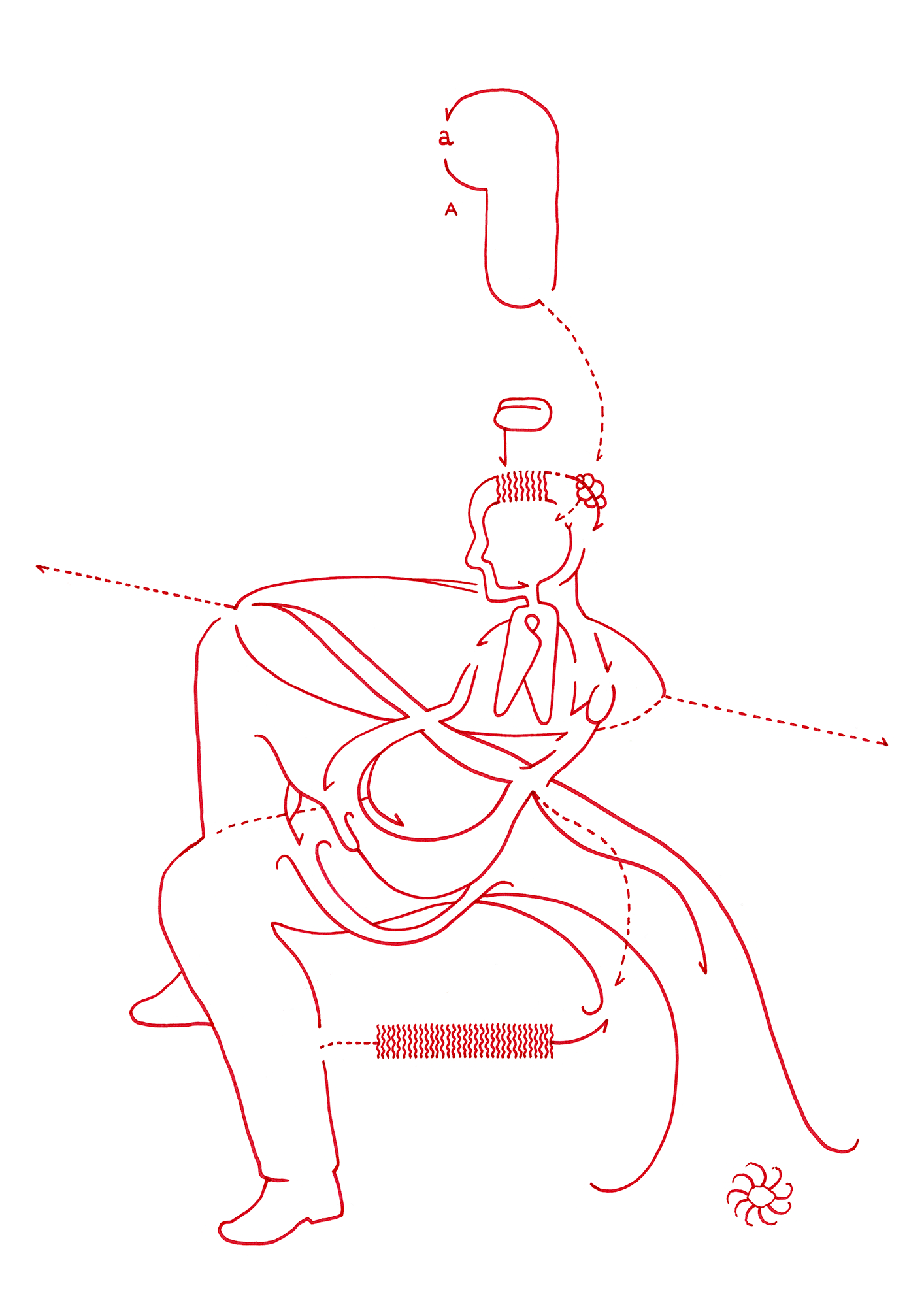 Hannes Kater – Tageszeichnung (Zeichnung/drawing) vom 03.10.2014 (1414 x 2000 Pixel)