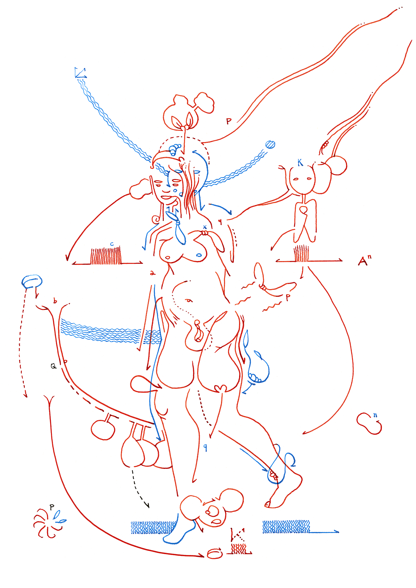 Hannes Kater – Tageszeichnung (Zeichnung/drawing) vom 23.08.2015 (1414 x 2000 Pixel)