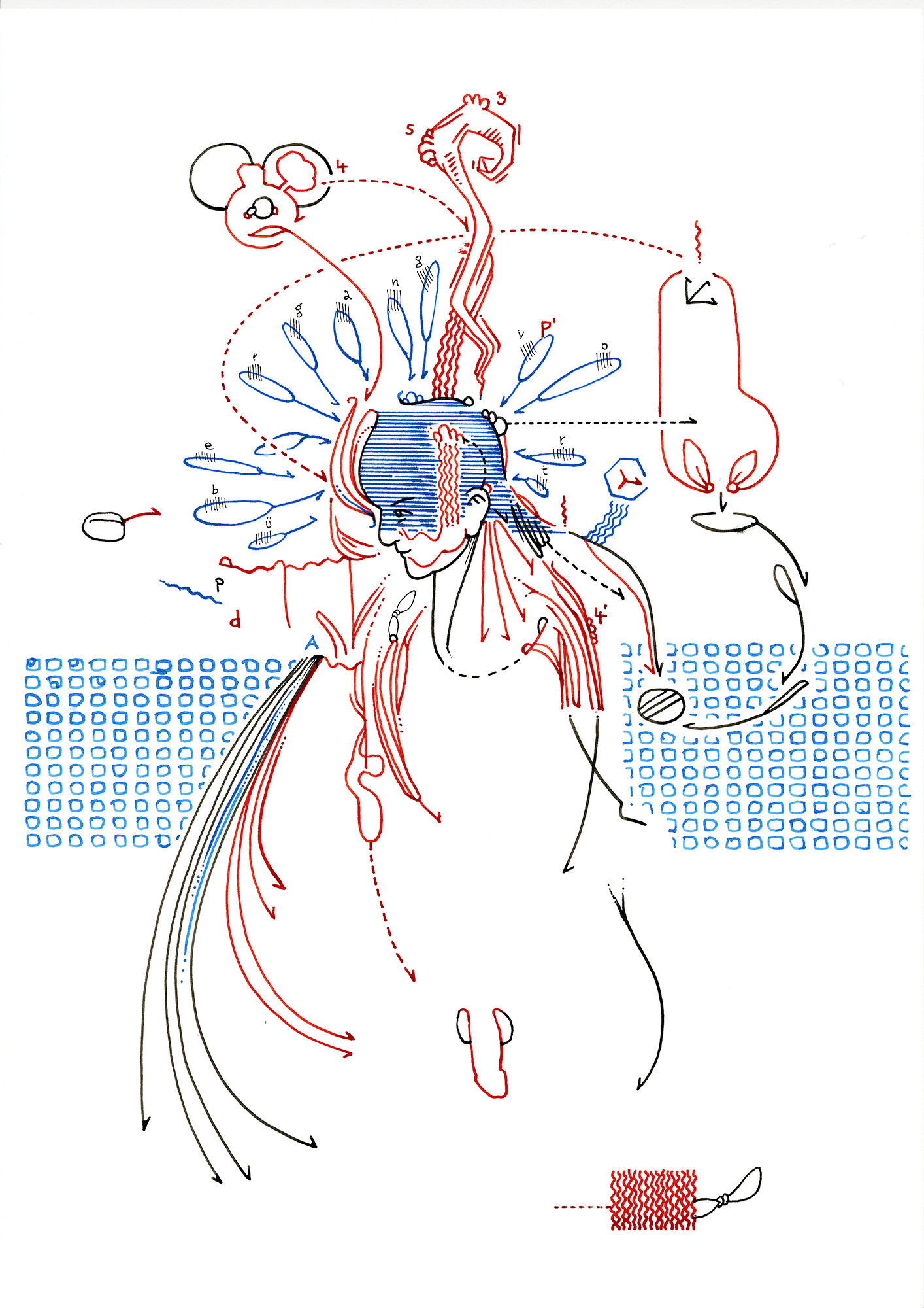 Hannes Kater – Tageszeichnung (Zeichnung/drawing) vom 17.09.2015 (1414 x 2000 Pixel)