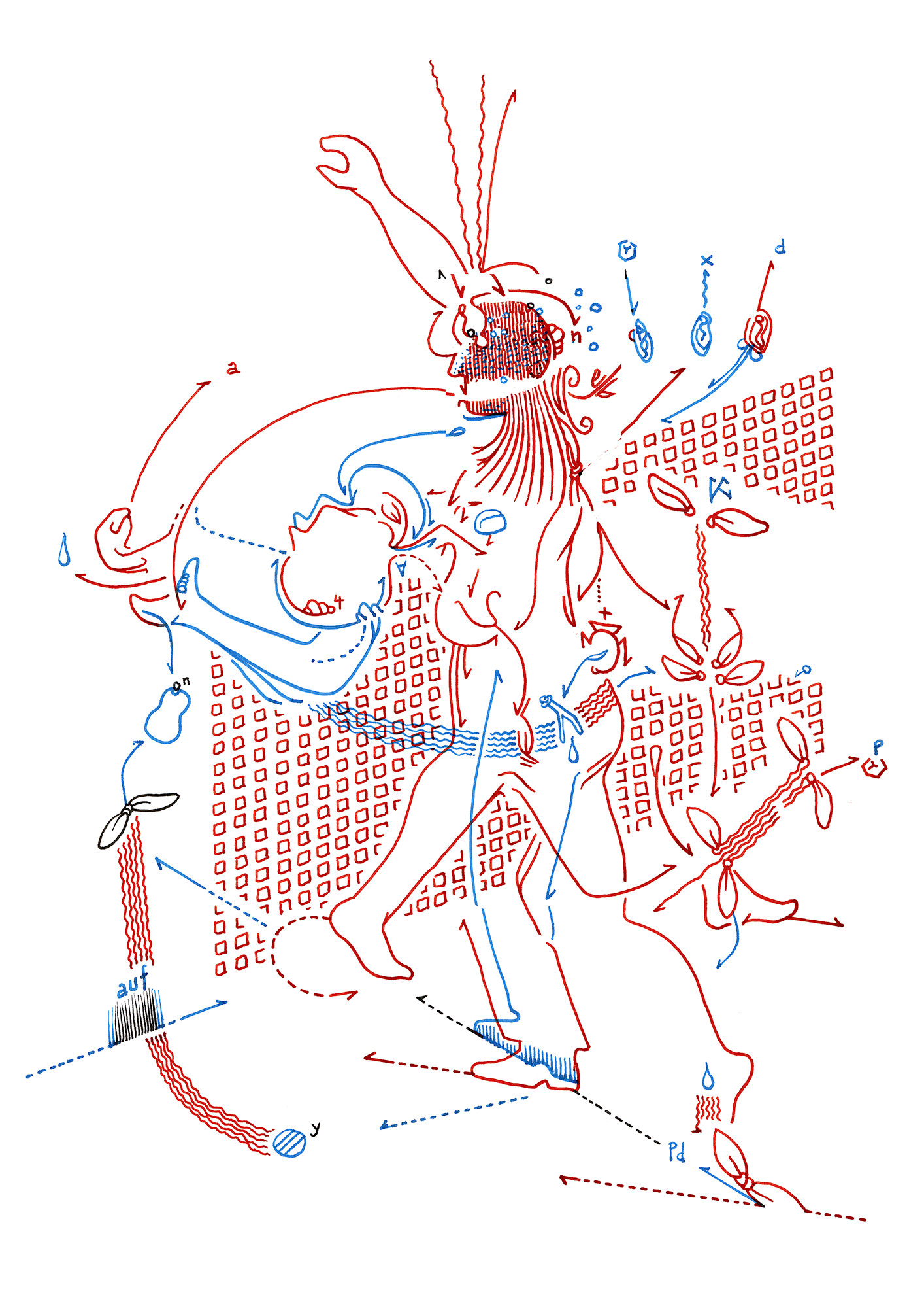 Hannes Kater – Tageszeichnung (Zeichnung/drawing) vom 13.10.2015 (1414 x 2000 Pixel)