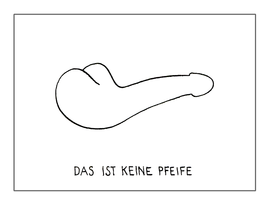 This is not a pipe_#69.1 - eine kommentierende Untersuchung von Hannes Kater