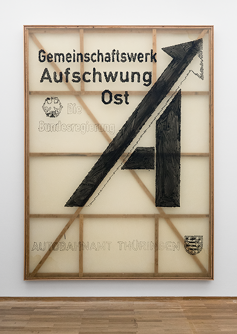 Sigmar Polke: Aufschwung Ost – Kunstpfeil_79, fotografiert von Hannes Kater