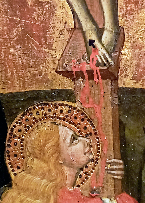 Kunstpfeil_77 [Nachtrag] von Giovanni di Pietro da Napoli (Detail), fotografiert von Hannes Kater