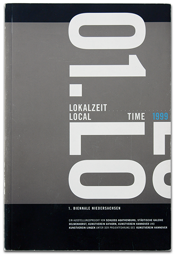 Lokalzeit – 1. Biennale Niedersachsen, Cover des Katalogs