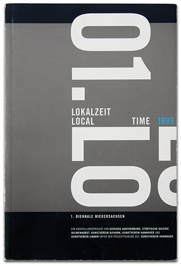 Lokalzeit 1. Biennale Niedersachsen, Cover des Katalogs