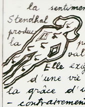 Isidore Isou: "Iniation à la haute volpé", Detail
