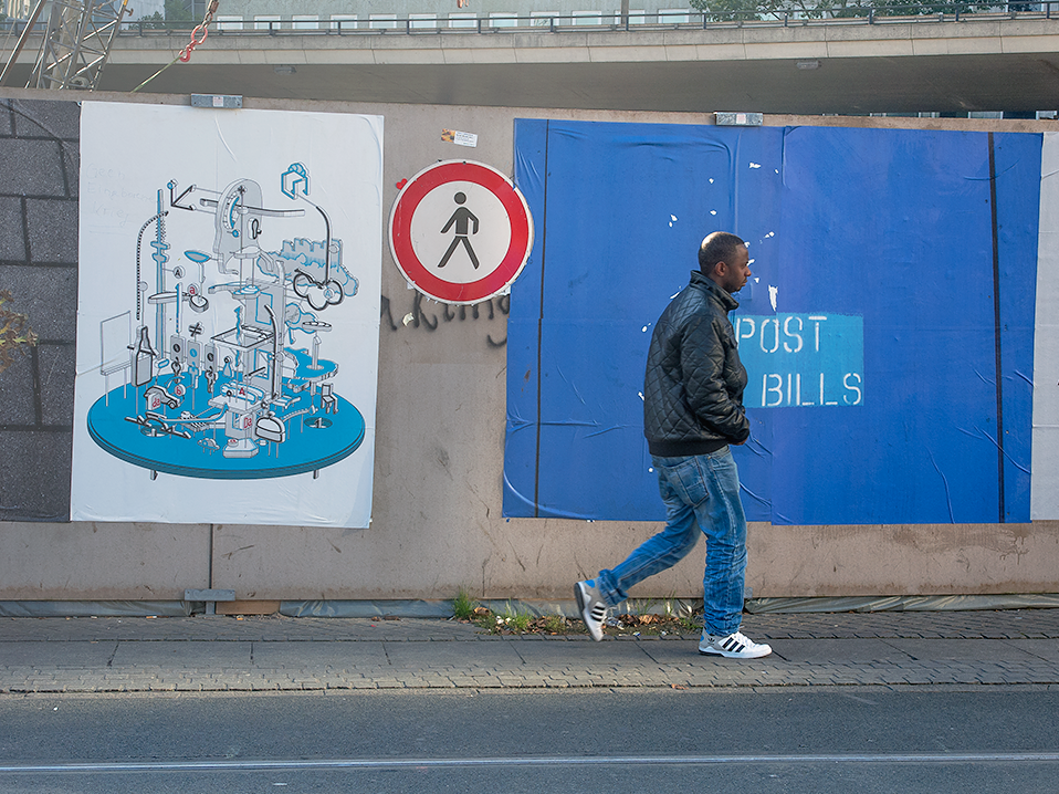 Hannes Katers Beitrag zu: Inside the City eine Open Air Gallery, Bremen 2015