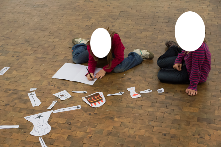 Sehen lernen - Werkstatt in der Akademie der Künste mit Hannes Kater zu seiner Ausstellung "überbrechen" 2012, Hanseatenweg 10