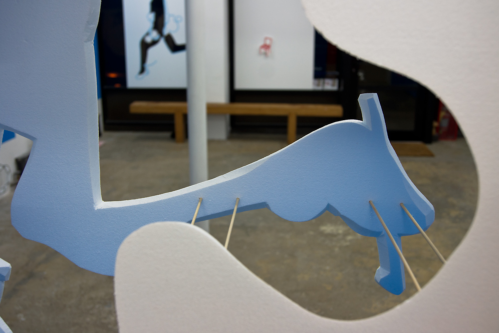 Station 10: Der Zeichner (Blick von hinten) A Sense of Where You Are, Hannes Kater 2011