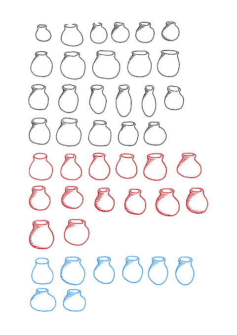 Hannes Kater - Studienblatt_1 zu Darsteller Nr. 21 "Vase"