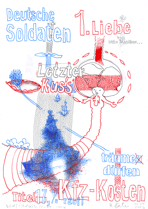 Hannes Kater - Zeichnung für den 23-09-2006