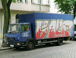 Graffitisitten - LKW 1