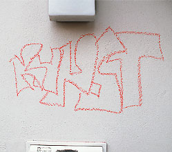 Grafitti am Kunstverein Gifhorn - Foto von Hannes Kater