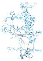 Hannes Kater: Auftragszeichnung Nr. 70_1 - 139x198 Pixel