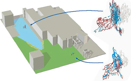 Hannes Kater: Aliens and Residents - Entwurf für LZB Halle/Sale / Übersicht - 440x271 Pixel